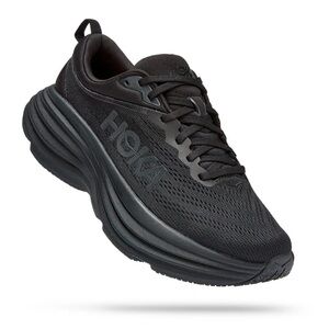 Hoka Bondi 8 black sneakers